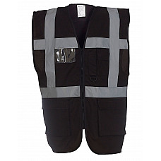 Black Hi-Vis Executive Waistcoat