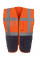 Orange/Navy Hi-Vis Executive Waistcoat