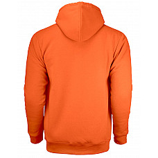 Orange/ Dark Grey Men's Vintage Hoodie Lined