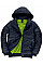 Navy Men's Superhood Puffer Bomber Jacket