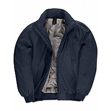 Navy Men's Crew Bomber Jacket