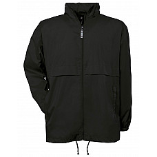 Black Men's Air Windbreaker Jacket