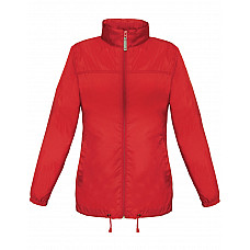 Red Women's Sirocco Windbreaker Jacket