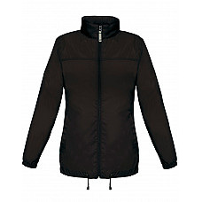 Black Women's Sirocco Windbreaker Jacket