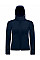 Navy Women's Hooded 3-Layer Softshell