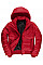 Red Women's Superhood Puffer Bomber Jacket