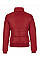 Red Women's Superhood Puffer Bomber Jacket