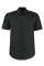 Black Classic Fit Short Sleeve Business Shirt