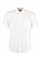 White Classic Fit Short Sleeve Business Shirt