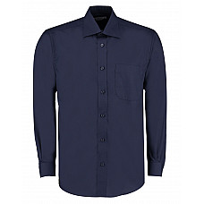 Dark Navy Classic Fit Long Sleeve Business Shirt