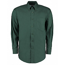 Bottle Green Classic Fit Long Sleeve Premium Oxford Shirt