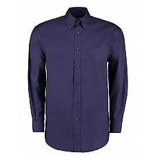 Midnight Navy Classic Fit Long Sleeve Premium Oxford Shirt