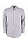 Silver Grey Classic Fit Long Sleeve Premium Oxford Shirt