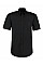 Black Classic Fit Short Sleeve Premium Oxford Shirt