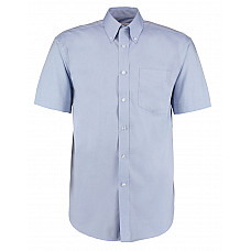 Light Blue Classic Fit Short Sleeve Premium Oxford Shirt