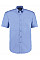 Mid Blue Classic Fit Short Sleeve Premium Oxford Shirt