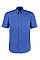 Royal Blue Classic Fit Short Sleeve Premium Oxford Shirt