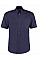 Midnight Navy Classic Fit Short Sleeve Premium Oxford Shirt