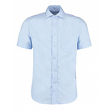 Light Blue Classic Fit Short Sleeve Non-Iron Shirt