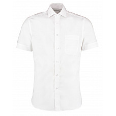 White Classic Fit Short Sleeve Non-Iron Shirt