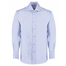 Light Blue Classic Fit Long Sleeve Cutaway Collar Premium Oxford Shirt