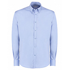 Light Blue Slim Fit Long Sleeve Non IronTwill Shirt