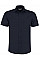 Dark Navy Tailored Fit Short Sleeve Poplin Shirt