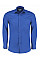 Royal Blue Tailored Fit Long Sleeve Poplin Shirt