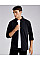 Black Tailored Fit Superwash 60 Pique Shirt (Long Sleeve)