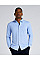 Light Heather Blue Tailored Fit Superwash 60 Pique Shirt (Long Sleeve)