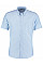 Light Blue Slim Fit Short Sleeve Workwear Oxford Shirt