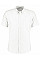 White Slim Fit Short Sleeve Workwear Oxford Shirt