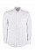 White Slim Fit Long Sleeve Workwear Oxford Shirt