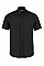 Black Tailored Fit Short Sleeve Premium Oxford Shirt