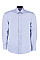 Light Blue/Navy Tailored Fit Long Sleeve Premium Contrast Oxford Shirt