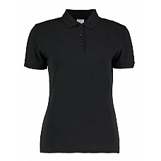 Black Slim Fit Klassic Superwash® 60 Polo