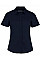 Dark Navy Tailored Fit Short Sleeve Poplin Shirt