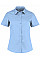 Light Blue Tailored Fit Short Sleeve Poplin Shirt