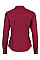 Claret Tailored Long Sleeve Poplin Shirt