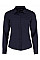 Dark Navy Tailored Long Sleeve Poplin Shirt