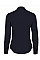 Dark Navy Tailored Long Sleeve Poplin Shirt