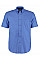 Italian Blue Classic Fit Short Sleeve Workwear Oxford Shirt