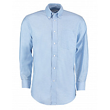 Light Blue Classic Fit Long Sleeve Workwear Oxford Shirt