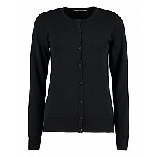 Black Regular Fit Arundel Crew Neck Cardigan