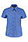 Italian Blue Tailored Fit Short Sleeve Workwear Oxford Shirt