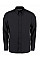 Black Tailored Fit Long Sleeve City Shirt