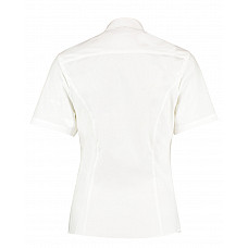 White Tailored Fit Short Sleeve City Shirt