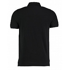 Black Slim Fit Heavyweight Klassic Superwash® 60 Polo