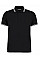 Black/White Classic Fit Tipped Collar Polo