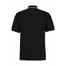 Black/White Classic Fit Essential Polo